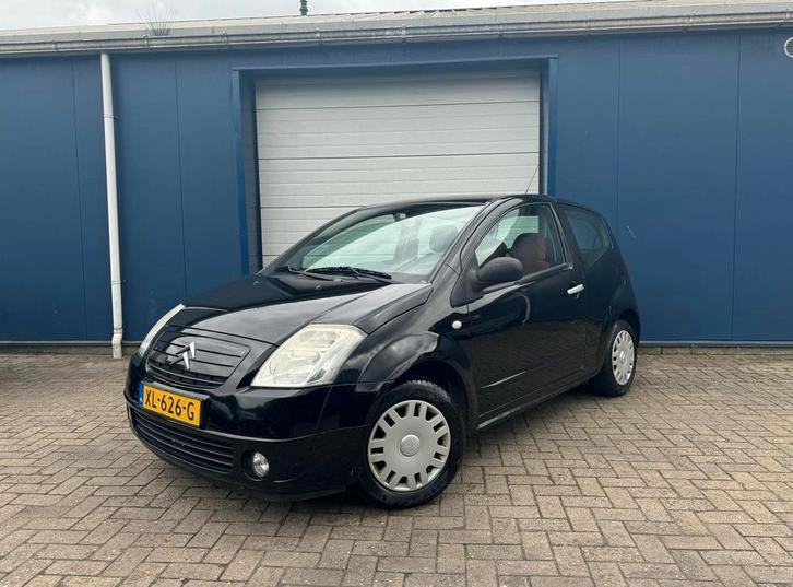 Citroën C2 1.1 2004 Zwart, Auto's, Citroën, Bedrijf, C2, ABS, Airbags, Airconditioning, Centrale vergrendeling, Elektrische ramen