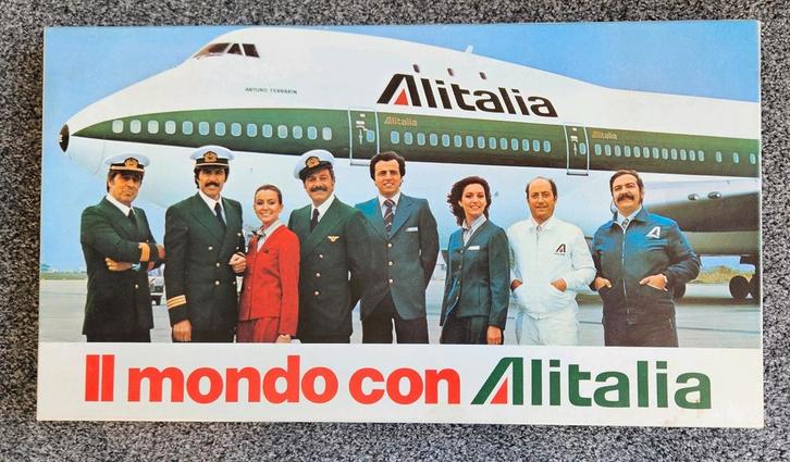 Bordspel Il mondo con Alitalia NIEUW in doos, Hobby en Vrije tijd, Gezelschapsspellen | Bordspellen, Nieuw, Ophalen of Verzenden