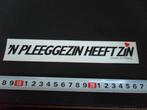 sticker 'n pleeggezin heeft zin  Centrales voor Pleegzorg *, Ophalen, Zo goed als nieuw, Sticker