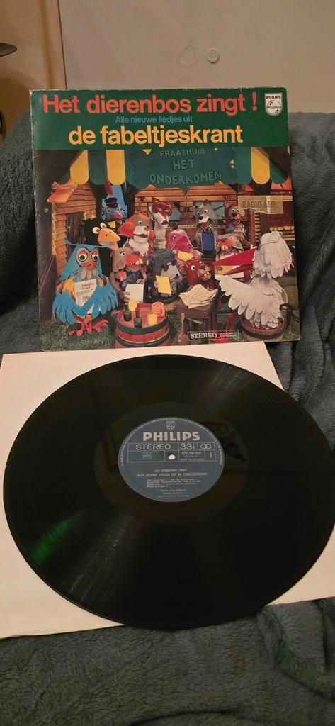 Het Dierenbos Zingt! LP - Fabeltjeskrant, Cd's en Dvd's, Vinyl | Kinderen en Jeugd, Gebruikt, Ophalen of Verzenden