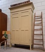 Vintage/Brocante oud Hollands gele kloosterkast, buffetkast, Antiek en Kunst, Ophalen