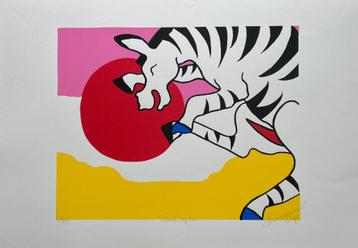 Zeefdruk Shunyam - Zebra Japan beschikbaar voor biedingen