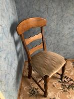 Gratis 4 eiken eetkamerstoelen, Antiek en Kunst, Ophalen of Verzenden