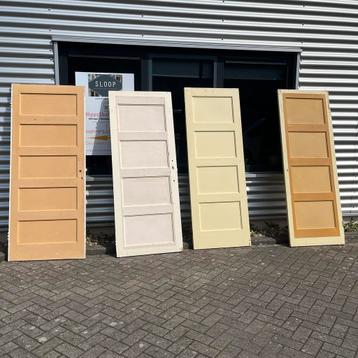 4 stuks antieke brocante jaren 20 paneeldeuren in 1 koop! beschikbaar voor biedingen