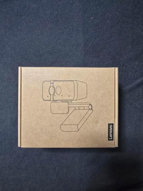 Lenovo Essential FHD Webcam - Black, Computers en Software, Webcams, Nieuw, Ophalen