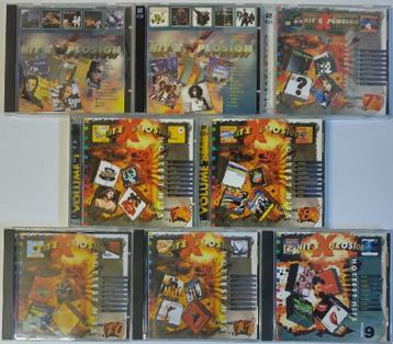 8 2CDs Hit Explosion '96 t/m '99 (6x 1 CD dus totaal 10 CDs) beschikbaar voor biedingen