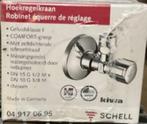 Hoek regel- stop-kraan, Minder dan 50 cm, Overige typen, Nieuw, Ophalen of Verzenden