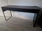 Bureau MICKE zwartbruin, 145x50 cm, Ophalen, Zo goed als nieuw, Bureau