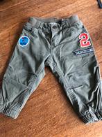 Legergroene gevoerde jeans H&M maat 74, Kinderen en Baby's, Babykleding | Maat 74, Ophalen of Verzenden, Zo goed als nieuw, Jongetje