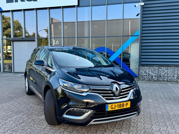 Renault Espace 1.6 TCE 147KW AUT 2015 Zwart 7 Persoons, Auto's, Renault, Particulier, Espace, Benzine, A, MPV, Automaat, Origineel Nederlands