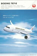JAL Japan Airlines Boeing 787-8 ansichtkaart (airline issue), Nieuw, Ophalen of Verzenden, Kaart, Foto of Prent