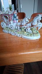 Porseleinen koets met paarden, Antiek en Kunst, Ophalen