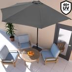 Halve Parasol Zonnescherm Ø 2,7m Halfrond Balkon Terras, Nieuw, Ophalen of Verzenden, Stokparasol, 2 tot 3 meter