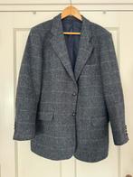 Harris Tweed GrijsBlauw met streepje Large, Kleding | Heren, Kostuums en Colberts, Maat 52/54 (L), Harris Tweed, Ophalen of Verzenden