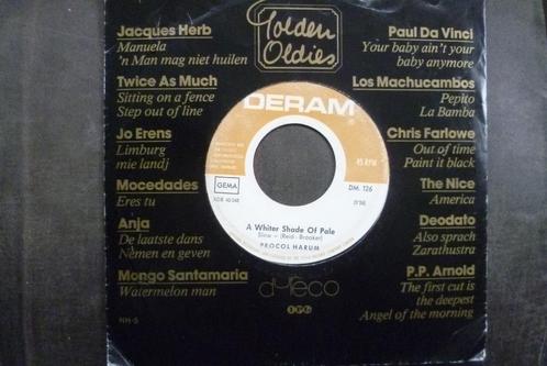 procol harum - a whiter shade of pale ( jaren 60 ), Cd's en Dvd's, Vinyl Singles, Zo goed als nieuw, Single, Overige genres, 7 inch