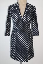 LADRESS Mooie stippen polkadot wikkeljurk maat 36 / S, Kleding | Dames, LaDress.nl, Zwart, Ophalen of Verzenden, Zo goed als nieuw