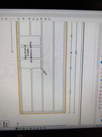 Prachtig keramisch keuken blad, Huis en Inrichting, Keuken | Keukenelementen, Ophalen of Verzenden, Zo goed als nieuw, 25 tot 50 cm
