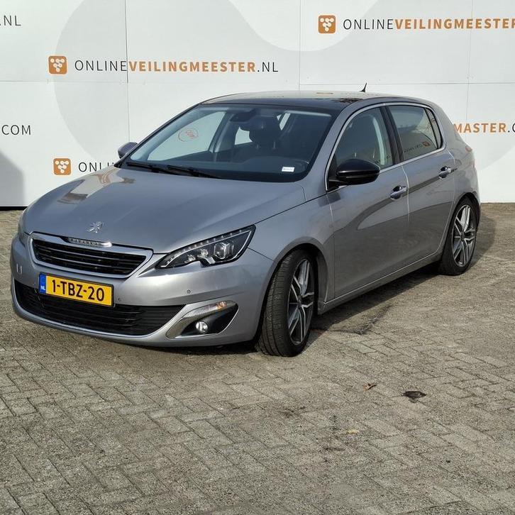 Personenauto Peugeot, 308 1.6 THP Première, grijs bouwjaar, Auto's, Peugeot, Bedrijf, ABS, Adaptive Cruise Control, Airbags, Airconditioning