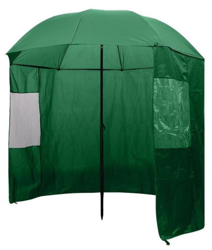 Visparaplu paraplu vissen groen 240x210 cm GRATIS BEZORGD!, Watersport en Boten, Hengelsport | Algemeen, Verzenden