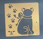 embossing mal poes en pootafdruk Linda design, Ophalen of Verzenden, Gebruikt, Dieren, Pons of Mal