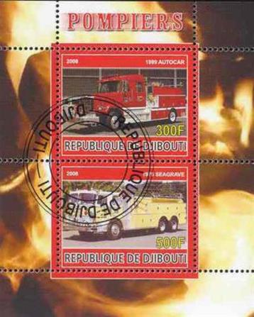 Brandweer - Djibouti 2008 - Gestempeld I beschikbaar voor biedingen