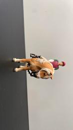 Schleich paard met zadel en ruiter, Verzamelen, Dierenverzamelingen, Ophalen of Verzenden, Zo goed als nieuw, Paard, Beeldje of Figuurtje
