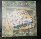 Schaakset van glas, Ophalen of Verzenden, Zo goed als nieuw