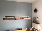 Dimbare hanglamp met ombouw van hout, Huis en Inrichting, Lampen | Hanglampen, Ophalen, Gebruikt, Hout, 75 cm of meer