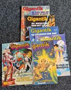 Gigantik, 6 stuks stripboeken, Gelezen, V. Morn, Ophalen of Verzenden, Meerdere stripboeken