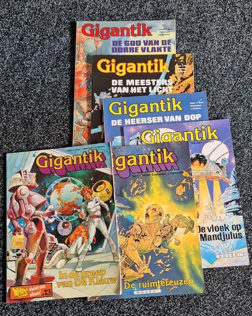 Gigantik, 6 stuks stripboeken, Boeken, Stripboeken, Gelezen, Meerdere stripboeken, Ophalen of Verzenden