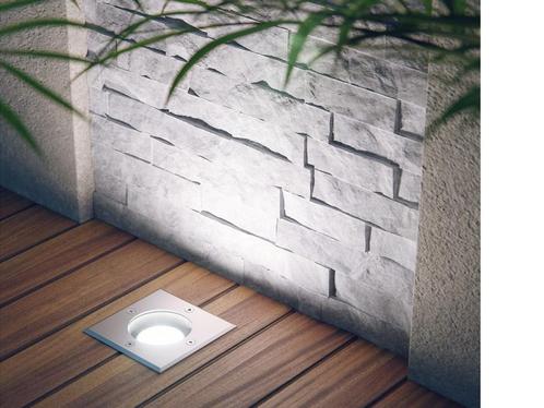 GT Opal grond inbouw spot vierkant, NIEUW !, Huis en Inrichting, Lampen | Spots, Nieuw, Plafondspot of Wandspot, Verzenden
