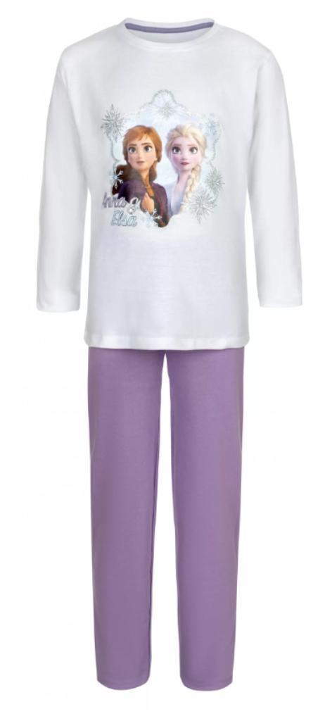 Disney Frozen Pyjama - Lila/ Wit - Maat 110/116 - 122/128, Kinderen en Baby's, Kinderkleding | Maat 122, Nieuw, Meisje, Nacht- of Onderkleding