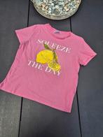 Roze shirt met citroenen maat m fb sister, Ophalen of Verzenden