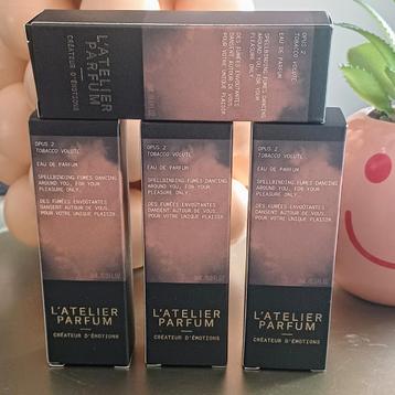 5 x L'ATELIER PARFUM - Opus 2 - Tobacco Volute - 5ml beschikbaar voor biedingen