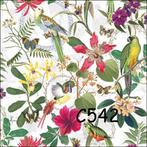Servetten decoupage/bullet journal * vogels C542, Verzenden, Nieuw, Materiaal