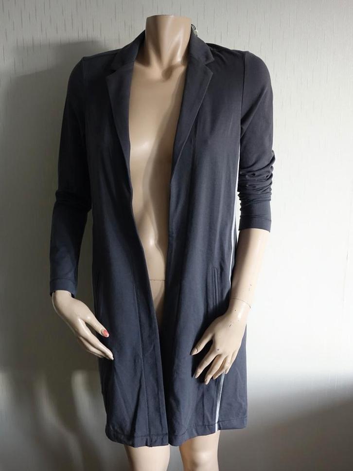 nieuw grijs lang SANDWICH vest/jas, Kleding | Dames, Truien en Vesten, Nieuw, Maat 34 (XS) of kleiner, Grijs, Verzenden