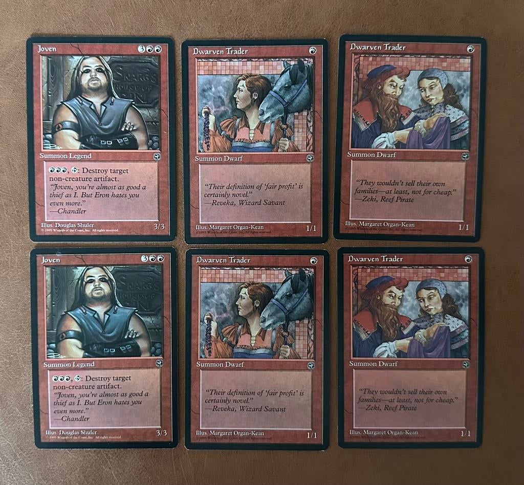 Magic: the Gathering - 1993, 1995, 1996, 1997, 1998, Verzenden