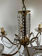 Vintage Kroonluchter Jaren 60, Huis en Inrichting, Lampen | Kroonluchters, Ophalen of Verzenden, Gebruikt, Glas