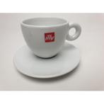 # Illy cappuccino kop en schotel, Huis en Inrichting, Keuken | Servies, Ophalen of Verzenden, Zo goed als nieuw, Overige stijlen