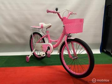 Online Veiling: Kinderfiets 20 inch roze beschikbaar voor biedingen