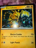 Electabuzz Pokémonkaart, Ophalen of Verzenden, Zo goed als nieuw, Losse kaart, Foil