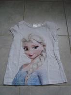 Mooi wit t shirt maat 110/116 H&M (Elsa van Frozen), Ophalen of Verzenden, Zo goed als nieuw, Meisje, Shirt of Longsleeve