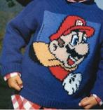 Super Mario trui breipatroon, Ophalen of Verzenden, Zo goed als nieuw, Breien, Patroon of Boek