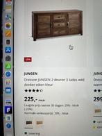 Dressoir Jysk, Ophalen, Zo goed als nieuw, 25 tot 50 cm, Overige houtsoorten
