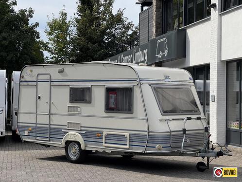 TEC Siena 450 TN Saphir, Caravans en Kamperen, Caravans, tot en met 4, 750 - 1000 kg, Treinzit, T.E.C., Overige typen, Fietsenrek