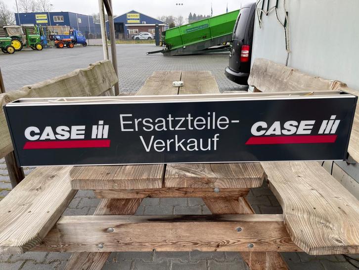 Oude Case IH Lichtreclame - Dubbelzijdig, Verzamelen, Merken en Reclamevoorwerpen, Ophalen of Verzenden