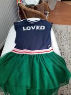 Quapi girls jurk blauw met groen tule rok. 122/128., Ophalen of Verzenden, Zo goed als nieuw, Meisje, Jurk of Rok