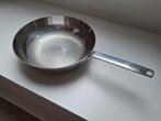 BK RVS Conical Deluxe Wokpan wok pan 30 cm, Ophalen of Verzenden, Zo goed als nieuw, Rvs, Keramische plaat