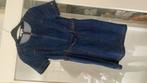 Spijker jurk .. maat S // schouder na sch.38 cm oksel 42 cm, Blauw, Ophalen of Verzenden, Zo goed als nieuw, Maat 36 (S)
