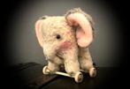 SALE Op wieltjes Olifant Teddybeer Teddy handgemaakt beer, Verzenden, Nieuw, Stoffen beer, Overige merken